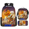 Mochila Sonic Transfronteriza Gran Capacidad Mochila Escolar para Estudiantes Mochila Escolar de Anime Sonic Transfronteriza