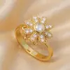 Anillo Giratorio de Plata Tailandesa para Alivio de la Ansiedad, Anillo para el Dedo Índice con Múltiples Círculos y Cuentas de la Suerte, Moda Estilo Coreano, Regalo de Moda para Mejores Amigos