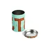 Latas redondas personalizadas, caixas de lata para alimentos e chás, recipientes metálicos para doces e fragrâncias, latas de presente personalizadas