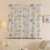 Cortinas de Velcro para Janelas de Canto de Quarto, Instalação sem Furos, Blackout Autoadesivo, Dropshipping Transfronteiriço, Cortinas com Estampa de Desenho
