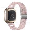 Para Fitbit versa4 D-type pulseira de relógio de resina versa3 acrílica pulseira de relógio inteligente