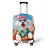 Funda Elástica Gruesa para Maleta Transfronteriza Cubierta Protectora de Equipaje Animales de Dibujos Animados Cubierta de Viaje para Maleta con Ruedas Cubierta Antipolvo