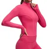 Jaqueta de Yoga Fitness Esportiva Europeia e Americana Transfronteiriça Slim Fit Pilates Corrida