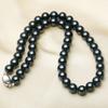 Colar de pérolas de concha natural colar de pérolas redondas oversized estilo coreano feminino simples elegante temperamento