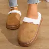 Pantuflas de algodón en stock para mujer, zapatos cálidos de interior para el hogar para otoño e invierno, pantuflas de pareja, zapatos de invierno para el hogar para hombre, fabricante