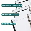 Planificador Semanal Transfronterizo 2026 A5 Planificador en Inglés Amazon Cuaderno de Espiral de Aspecto Elevado Logo Personalizado
