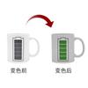 Publicidad Taza creativa de cerámica que cambia de color con logo, taza de cerámica que cambia de color al calentar el agua, impresión por transferencia térmica, taza de café