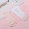 Calcetines de Barco para Mujer Algodón Boca Baja Invisibles Finos Verano Silicona Antideslizante Resistentes al Olor Talón Tacones Altos Calcetines Bajos para Niños