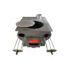 Estufa Universal Multifuncional de Carbón y Leña para Interiores y Exteriores con Horno Fabricación de Placa de Hierro Engrosada Estufa de Calefacción Doméstica Ultragruesa