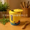 Caja de Regalo Redonda Grande de Hojalata para Té Cáscara de Mandarina Vieja Xinhui Té de Mandarina Pequeña Envase Especial Tarro Almacenamiento Exquisito