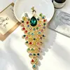 Broche de Novo Estilo Transfronteiriço, Corsage Colorido para Mulheres, Alfinete Exquisito, Estilo Retrô Europeu e Americano, Acessório para Terno, Joia Anti-Exposição