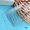 Accesorio para el cabello de novia estilo coreano, peine sencillo de 7 dientes para flequillo, peine popular de acero inoxidable