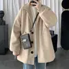 Abrigo de Lana para Hombre Invierno Engrosado Moda 2020 Nuevo Longitud Media Estilo Coreano Abrigo Guapo para Hombre