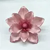 Arranjos de flores de Natal personalizados, decorações de pinheiro de Natal com poinsétias, arranjos de flores artificiais, decorações de feriado de Natal