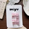 Pinza para el pelo pequeña de encaje de gasa con perlas, estilo coreano, súper de hada, versátil, para primavera y verano, pinza de presión lateral, clip lateral con corazón de niña