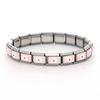 Pulsera elástica de acero inoxidable Ojo de Diablo para estudiantes jóvenes DIY Combinación libre Cadena de joyería de lujo ligero Estilo nuevo
