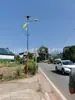 6,8m Novas Luzes Solares de Rua Impermeáveis para Exterior Estilo Rural Nó Chinês Característico Estilo Étnico Luzes de Iluminação de Estrada Paisagística
