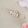 Diadema de Verano para Bebé Niña con Diseño Floral y de Conejo, Diadema Fina Elástica Grande, Accesorio para el Cabello de Bebé Fresco y Lindo
