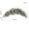 Conjunto de guirlanda e chifre de Natal, Vinha de Natal, Mistura de PE+PVC, Guirlanda Norfolk, Decorações de Natal, Transfronteiriço