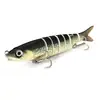 Fábrica de Origen Transfronteriza En Stock 19g Señuelo de Pesca Multisección 8 Secciones Minnow Lápiz Anzuelo Duro Señuelo Aparejos de Pesca Suministros de Pesca