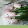 Tulipanes Artificiales Transfronterizos, Decoraciones de Mesa para Sala de Estar, Arreglos de Flores Artificiales, Arreglos en Jarrones de Flores Secas, Flores Artificiales para Paisajismo Exterior