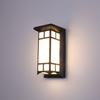 Lámpara de pared LED para exteriores simple moderna impermeable ABS pasillo entrada jardín balcón terraza habitación pared exterior lámpara de jardín