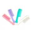 Pente de Dentes Largos para Cabelo Liso, Permanente, Ondas Grandes, Cabelo Cacheado, Modelagem de Cabelo Oleoso, Salão de Beleza, Barbearia, Modelagem, Pente de Cabeleireiro
