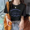 Camiseta de Manga Corta Versátil para Mujer Estilo Coreano y Japonés de Verano con Estampado Único de Dibujos Animados Lindos Diseño de Moda