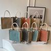En Stock al por Mayor Bolsas de Lino de Mano para Mujer 2026 Modelo Nuevo Bolsas de Regalo de Lino Bolsas Tote Pequeñas Tejidas de Yute