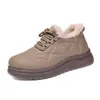 Zapatos de Algodón Zapatos de Mujer 2026 Invierno Transfronterizo Nuevo Estilo Aterciopelados Engrosados Botas de Algodón para Madre Versátiles Cómodos Versátiles con Cordones Botas de Nieve