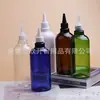 Frasco cuentagotas transparente, 500 ml, punta de cuentagotas negra, para líquidos, frasco cuentagotas de látex, 500 ml, frasco cuentagotas para aceite, frasco de perfume
