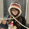 Gorro de lana de ganchillo hecho a mano, estilo étnico, para mujer, con borlas, cálido, para el frío, estilo bohemio, para otoño e invierno.