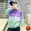 Moletom Infantil 2026 Outono Nova Roupa Infantil Moletom Pulôver Degradê Camiseta Manga Longa Infantil Camisa Básica para Bebê
