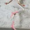 Calcetines de Yoga con Punta Redonda de Media Pantorrilla para Mujer Degradado Versátil Cálidos Antideslizantes Absorbentes de Sudor para Deportes Fitness Pilates Dropshipping