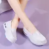 Zapatos de Enfermera Slip-On Listos para Enviar Transfronterizos con Amortiguación de Aire, Suela Suave, Transpirables, No Cansan, Antideslizantes, Zapatos de Trabajo al por Mayor Dropshipping