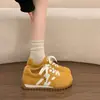 Zapatillas de entrenamiento alemanas de moda con suela gruesa y bloques de color para mujer, nuevas zapatillas versátiles de estilo coreano para otoño 2026, zapatillas retro transpirables