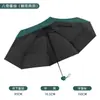 50% de desconto Guarda-chuva de bolso tipo cápsula com revestimento preto para proteção UV, adequado para dias ensolarados e chuvosos, brinde corporativo, guarda-chuva publicitário com impressão personalizada