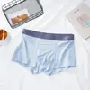 Algodón de Color para Hombre 60 Ropa Interior Sin Costuras Pegamento Importado Una Pieza Ropa Interior de Cuatro Esquinas Color Sólido Talla Grande Ropa Interior de Modal Ropa Interior para Hombre