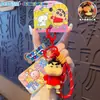 Llavero Creativo Original Capibara Lulu Cambia de Color con Luz UV Rojo Colgante para Mochila de Estudiante Pequeño Regalo