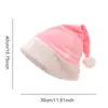 Gorro navideño de felpa corta, gorro navideño para adultos y niños, disfraz de fiesta, suministros de decoración navideña, cantidad mínima de pedido