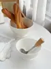 Alta Calidad Original Francés Lujo Accesible Relieve Romano Cerámica Blanca Hogar Restaurante Tazón para Sopa Tazón para Arroz