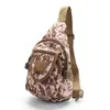 Bolsa de Pecho Pequeña Camuflada al por Mayor para Hombres y Mujeres, Bolso de Hombro Portátil para Ciclismo al Aire Libre, Bolso Cruzado de Pecho para Deportes de Montañismo