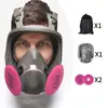 Máscara de Gas para Pintura en Aerosol, Pesticidas, Químicos y Formaldehído 6800, Modelo Idéntico Máscara Protectora, Venta Directa de Fabricantes Transfronterizos