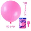Globos Mate Engrosados de 18 pulgadas para Decoración de Eventos de Boda, Decoración de Fiesta de Cumpleaños, Decoración de Habitación de Boda, Set de Globos Redondos