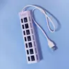 HUB HUB de uno a cuatro interruptor independiente divisor de 4 puertos ratón de computadora usb usb convertidor estación de acoplamiento