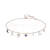 Swarovski Element Colgante Swarovski Cisne Inteligente para Clavícula Collar Swarovski Exquisito Versión Alta Collar Ojo del Diablo