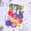 Vela de aromaterapia, deflector de flores secas, pintura de deflector de flores, maquillaje facial, muestra de planta, resina, pegamento, flor seca, funda para teléfono móvil, marco de fotos