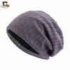 Boné de algodão de outono e inverno para homens e mulheres Cor sólida Capa de lua de camada dupla Stretch Baotou Cap JDU-134