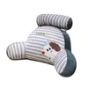 Suporte Lombar Macio e Fofo em Formato de Animal para Camas de Meninas, Encosto Grande para Cadeiras de Escritório, Removível e Lavável