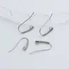 Ganchos para Orejas Semi-Terminados Accesorios para Pendientes DIY Estilo Francés Acero Inoxidable Ganchos para Orejas en Forma de U Venta Directa de Fábrica de Pendientes Al por Mayor